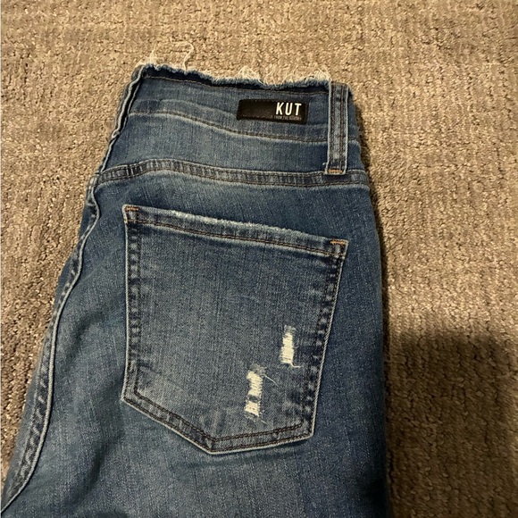Kut from the Kloth High Rise Distressed Denim Jeans - Picture 2 of 3